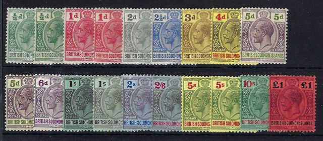 Image of British Solomon Islands/Solomon islands 22/38 LMM